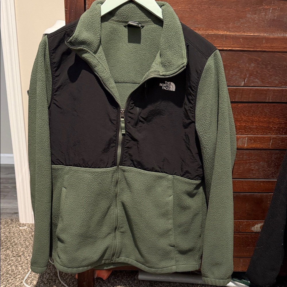 The North Face Olive and Black Performance Jacket